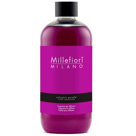 Millefiori Milano Refill 500 ml Volcanic Purple - Geur voor je Huis