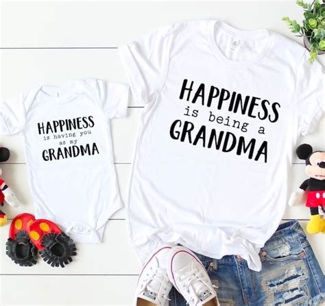 Matching Grandma Shirt Grandma And Grandson Matching Tshirt Etsy