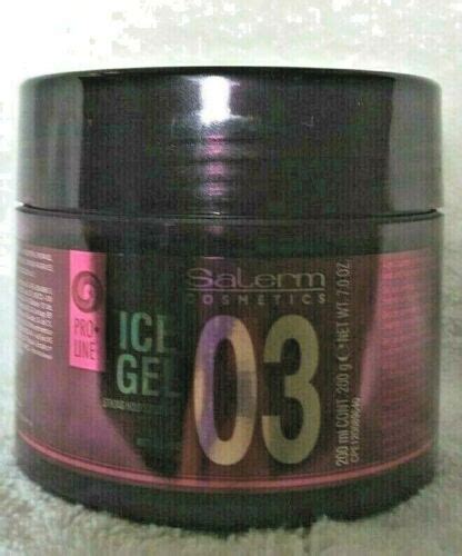 Salerm Pro Line Ice Gel Strong Hold Styling Gel Ml Oz