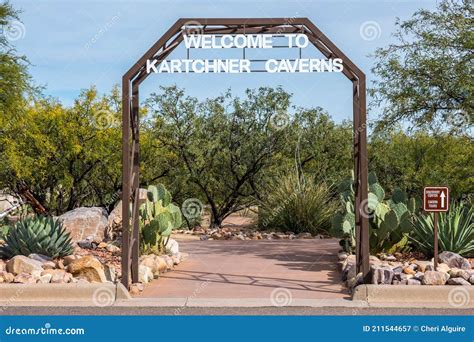 An Entrance Road Going In Kartchner Caverns State Park Arizona