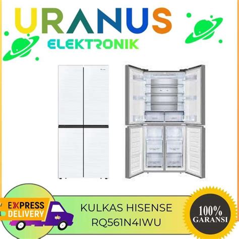 Jual Hisense Rq N Iwu Kulkas Pintu Side By Side L Kulkas