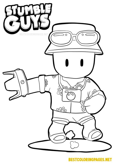 Stumble Guys Coloring Pages Bestcoloringpages Net