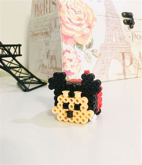 Mickie Mouse Perler Bead Tsum Tsum Perler Crafts Etsy Unique Items