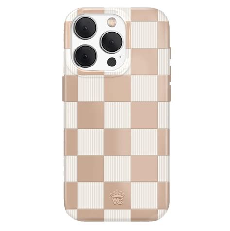 Funda De Teléfono Velvet Caviar Para Iphone Pro Checered Nude Venta Internacional Coppel