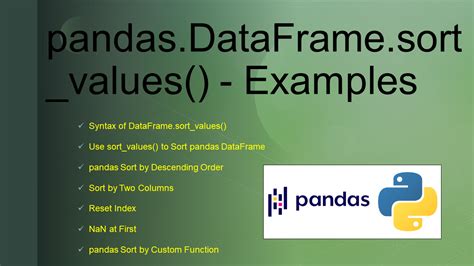 Pandas Dataframe Sort Values Examples Spark By Examples