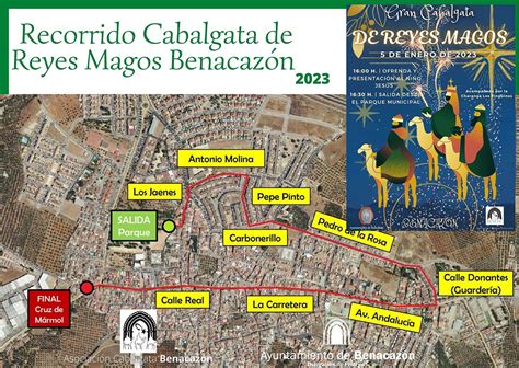 Horario E Itinerario De La Cabalgata De Reyes Magos De Benacaz N