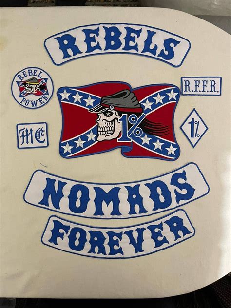 Rebels Nomads Forever Embroidered Set Of 8 Pcs Iron On Etsy