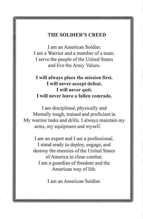 Fallen Soldier Table Poem Printable - Printable Word Searches