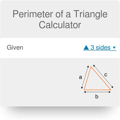 Perimeter Of A Triangle Formula