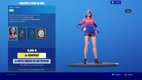 Fortnite: this is Iris, the new skin and its pack