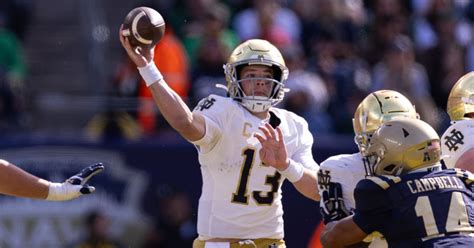 Notre Dame Football Bye Week No Report Card Grading The Irish Offense