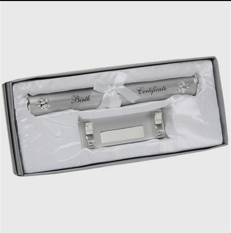 Personalized Birth Certificate Holder Customized Birth Certificate