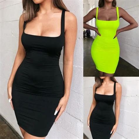 Off Shoulder Mini Bodycon Summer Dress Women Backless Club Party Sexy Wrap Neon Dress Plus Size