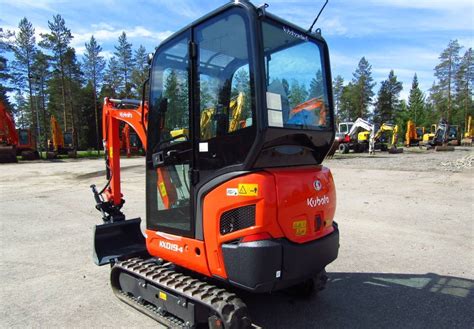 Kubota Kx Kallistajalla Uusi Minikoparka Truck Id