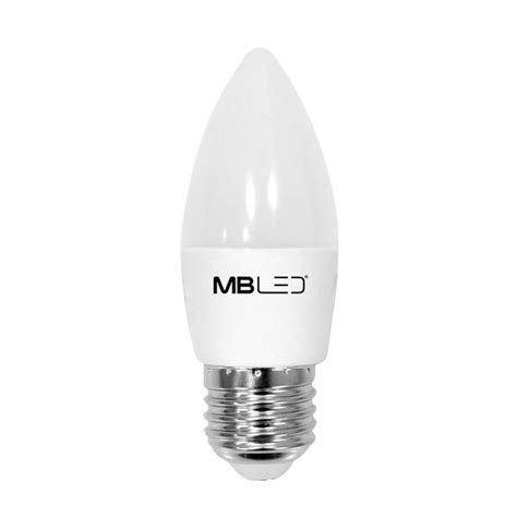 Lâmpada C37 Vela E27 Led 4w 3000k Bivolt Leroy Merlin