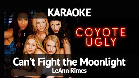 LeAnn Rimes Cant Fight The Moonlight Karaoke YouTube