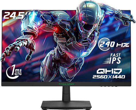 TITAN ARMY 24 5 Inch 240Hz 1440p Gaming Monitor QHD 2560 X 1440p Fast