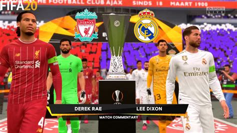 FIFA 20 Liverpool Vs Real Madrid UEL Europa League Full Match