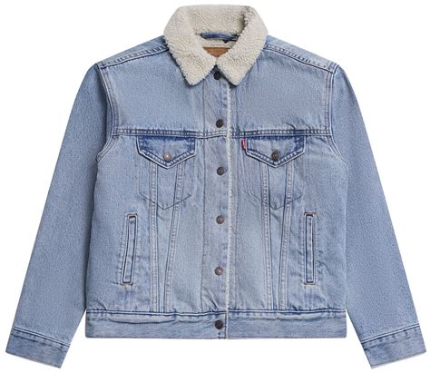 Купить Куртка джинсовая женская Levi's Ex-Boyfriend Sherpa Trucker ...