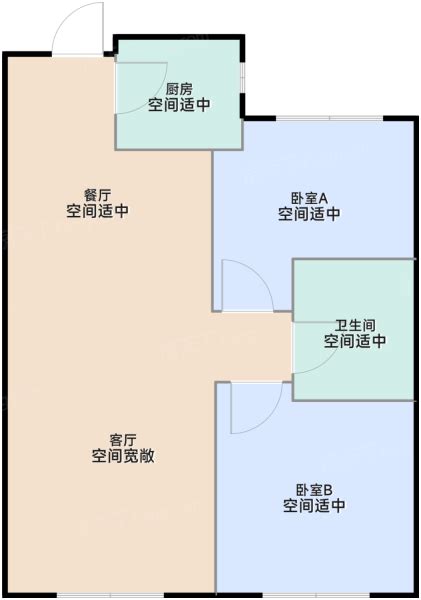 兰州中海铂悦府2室2厅1卫1厨7000㎡户型图 兰州房天下