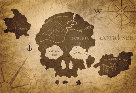 Pirate Island Map Stock Illustrations – 4,955 Pirate Island Map Stock ...