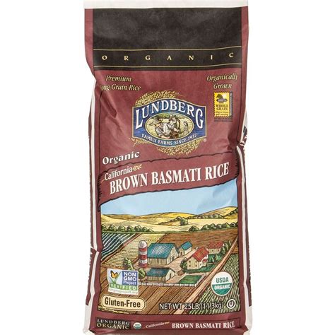 Lundberg Rice Basmati Brown Organic 25 Lbs Bethlehem Harvest Orders