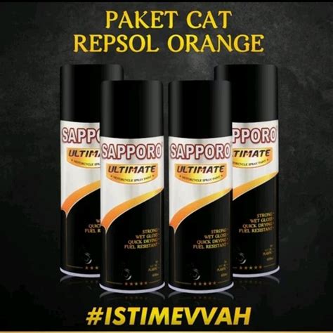 Jual Paket Cat S Repsol Orange Sapporo Ultimate Ml Isi Kaleng Di