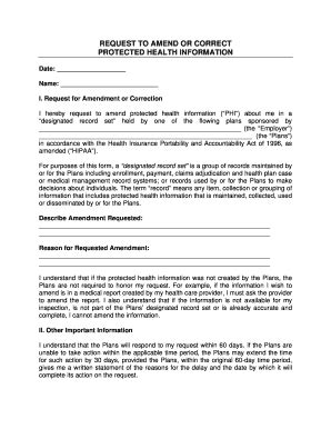 Request For Amendment Fill Online Printable Fillable Blank Pdffiller