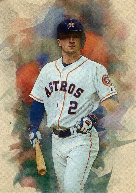 Alex Bregman Digital Art By Abelardo James Fine Art America