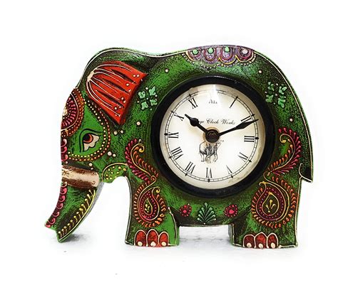 Buy Mohanjodero Wooden Vintage Finished Elephant Shaped Handicraft