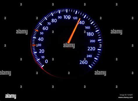 Speedometer With Speed Display 130 Kmh Recommended Speed Germany