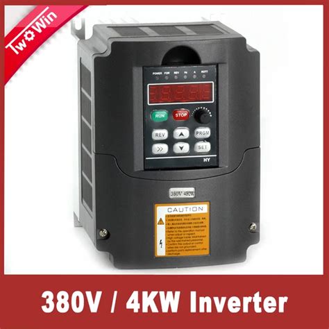 4kw Ac 380v 3hp Vfd Variable Frequency Drive Vfd Inverter 3 Phase Input