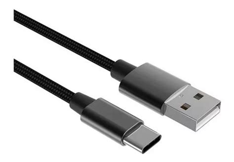 Cabo Usb Tipo C Turbo 3 Metros Carga E Dados Reforçado