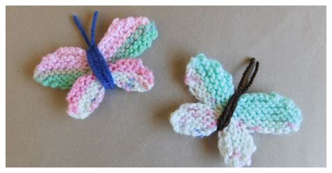 Butterfly Free Knitting Pattern