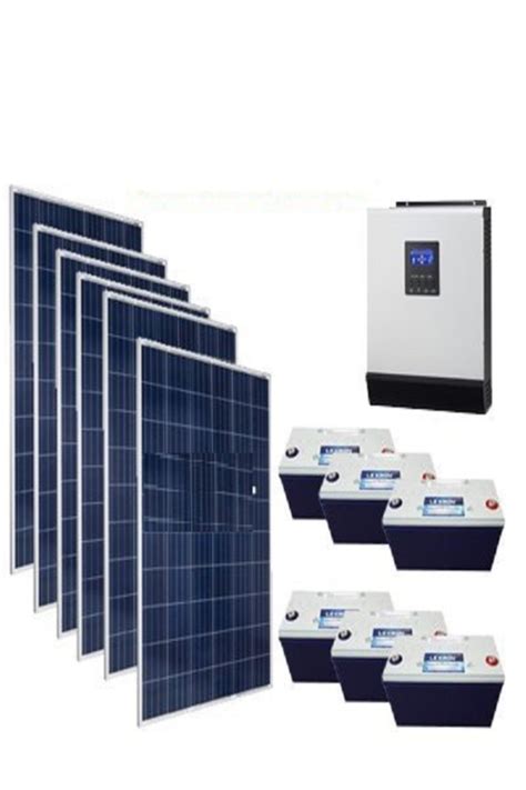 Lexron 8000 Watt Güneş Paneli Hazır Solar Paketi tv Buzdolabı