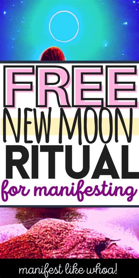 New Moon Manifestation: A Free Ritual To Bring You Success – Manifest ...