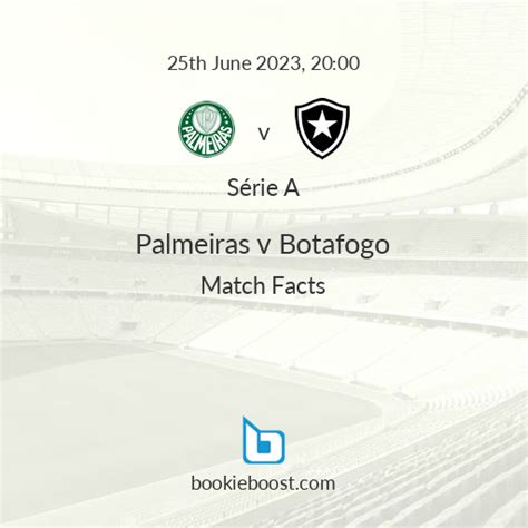 Football Tips BookieBoost On Twitter Palmeiras V Botafogo