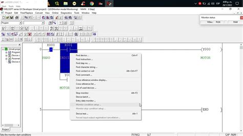 00 ARRANQUE SENCILLO DE UN MOTOR TRIFASICO EN GX DEVELOPER SOFTWARE DE