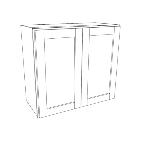 Gray Shaker Wall Cabinet 33X42 Wall Cabinets Gray Shaker GW3342