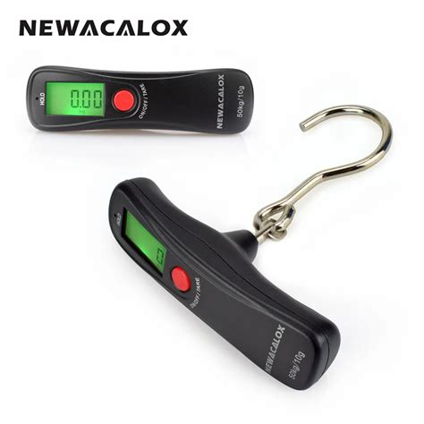 Big SALE NEWACALOX 50kg X 10g Mini Portable Electronic Scale Weight