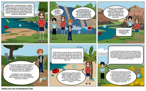 Contaminación Del Plástico Storyboard Por 384f27ac