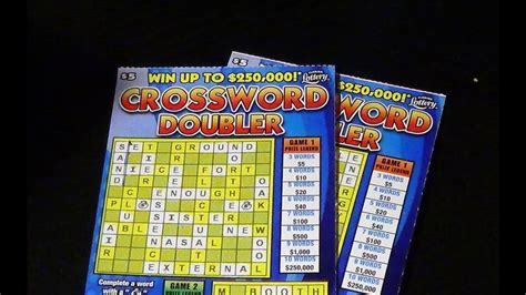 A M Crosswords Crossword Doubler Fl Lottery Scratch Off Tickets