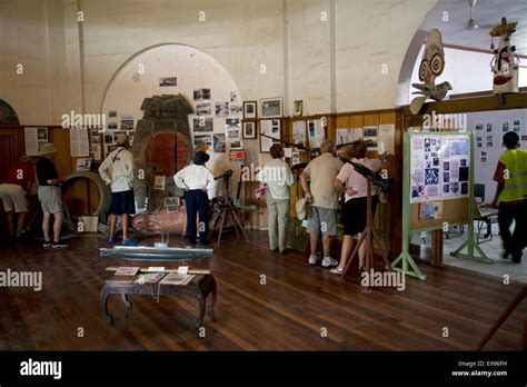 The Rabaul Historical Society museum adjacent the bunker of Admiral ...