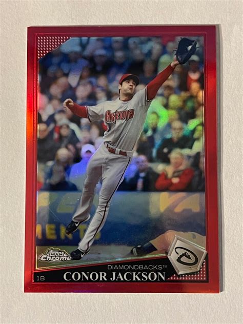 Topps Chrome Red Refractor Conor Jackson For Sale Online