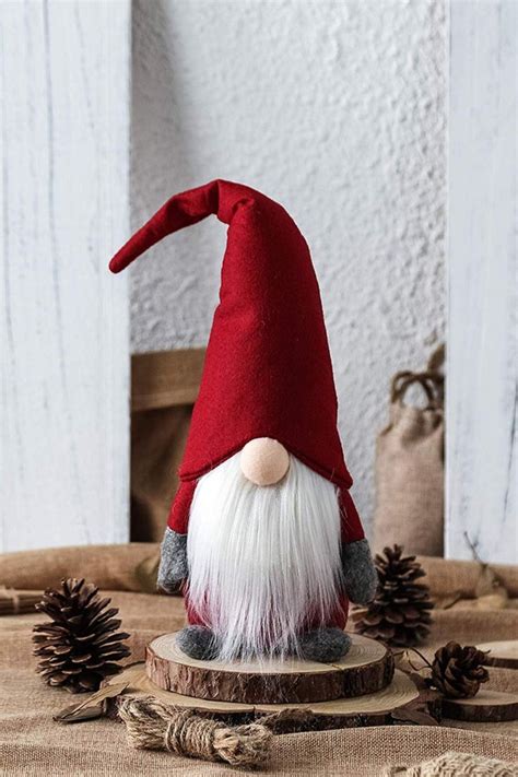 Funoasis Holiday Gnome Handmade Swedish Tomte Christmas Elf Decoration