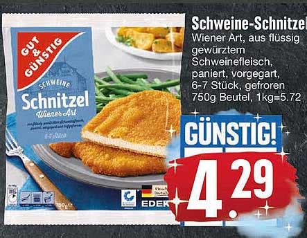 Schweine Schnitzel Angebot Bei Edeka