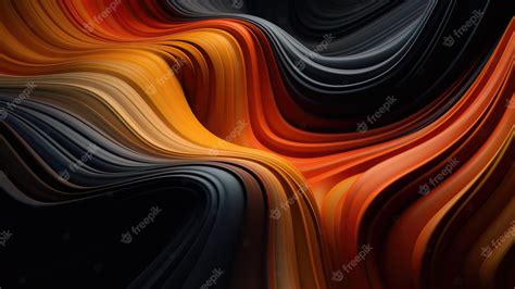 Premium AI Image | 3D Abstract Dark Background