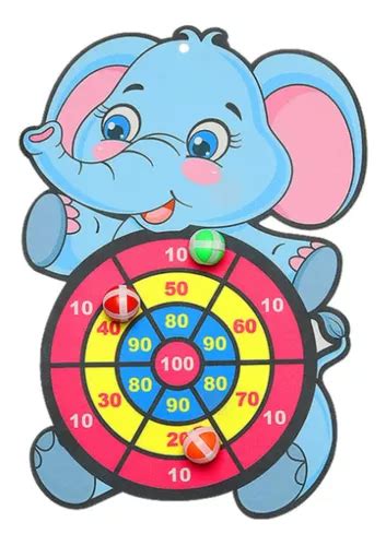 Juego Tablero Tiro Al Blanco Diana Niños Infantil Elefante MercadoLibre