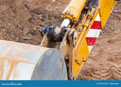 Excavator Scoop Stock Photo Image Of Angle Heap Metal 42417212