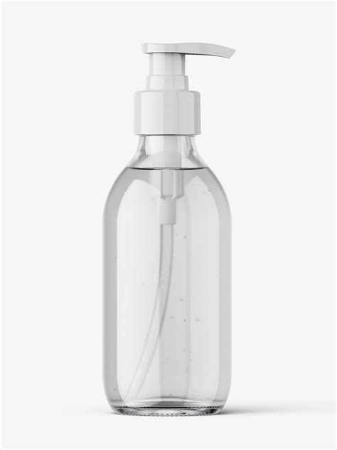 Clear Bottle With Pump Mockup Smarty Mockups